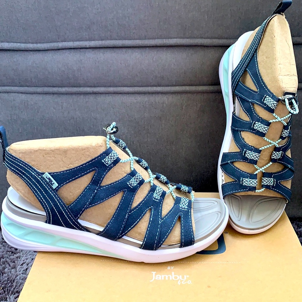 NEW size 8.5 JBU wedge sandals